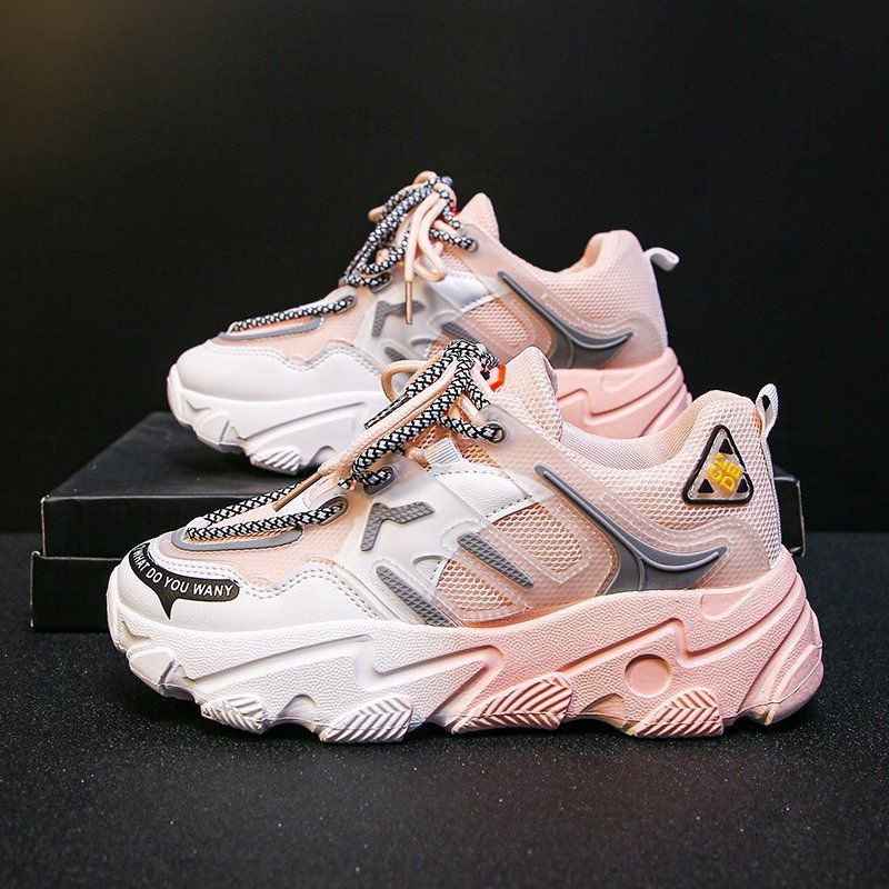 

МОДНАЯ ОБУВЬ, мужские дышащие спортивные кроссовки, спортивные кроссовки для бега, уличные женские теннисные кроссовки для тренажерного зала 35 розовый