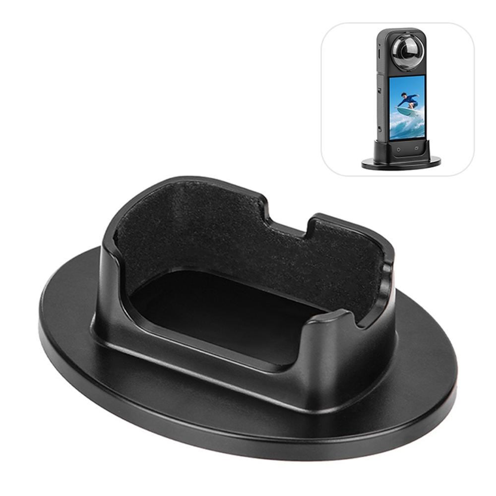 

FLYMILE For Insta360 X5 Action Camera Anti Slip Plastic Base Portable Stand for Upright Charging A