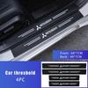 Carbon Fiber Car Door Sill Plate Threshold Strip Trunk Protect Sticker for Lancer EX Outlander ASX Ralliart Accessory