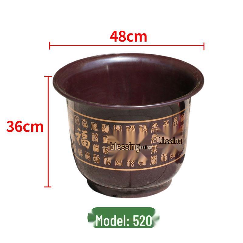 Extra Large Durable Plastic Flower Pot with Tray