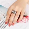 Starry Night European & American 3-in-1 Multi-Ring with Roman Lettering - Trendsetter Fashion Jewelry