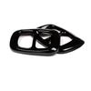 For Benz GLA GLB Class Gla200 220 260 2015- Stainless Steel Rear Bumper Dual Exhaust Pipe Trim Exhause Cover Car Accessories