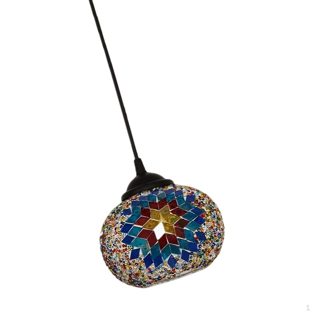 Style Turkish Pendant Lamp Ethnic Customs Droplight Chandelier Hanging Light for Living Room Dining