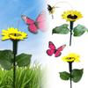 Solar Sunflower Flower Butterfly Hummingbird Lawn Decoration Flying Butterfly Feather Solar Bird E4I4
