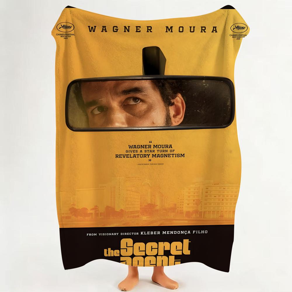 

Movie T The S Secret A Agent Flannel Blanket Suitable for Sofa Living Room Bedroom 75cmx90cm