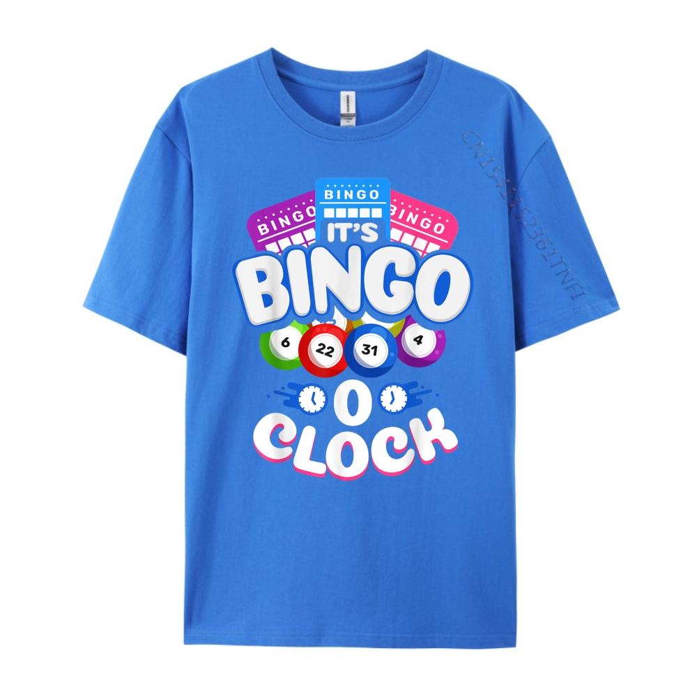 Its Bingo O Clock Bingo Player Grandma Vintage T Shirt Men Mens TShirts Printing