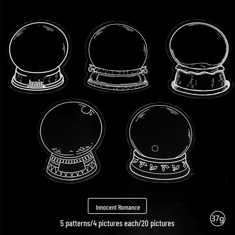 

Креативные ПЭТ Прозрачные Наклейки: Сделай сам: Сушеные цветы в бутылке, Закладки и Декор для блокнота для студентов