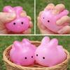 Rebound Squeeze Sensory Toy Color Changing Color-changing Toy Rabbit Pinch Le  Uncompressed Toy