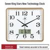 Silent Quartz Wall Clock for Living Room & Bedroom – Stylish and Simple Design