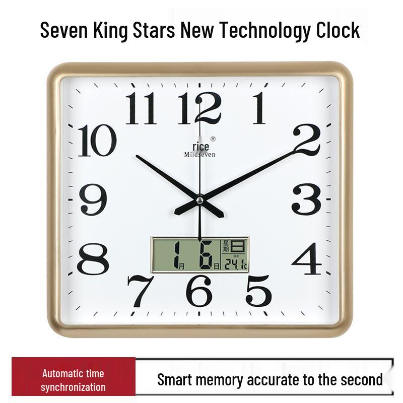 Silent Quartz Wall Clock for Living Room & Bedroom – Stylish and Simple Design