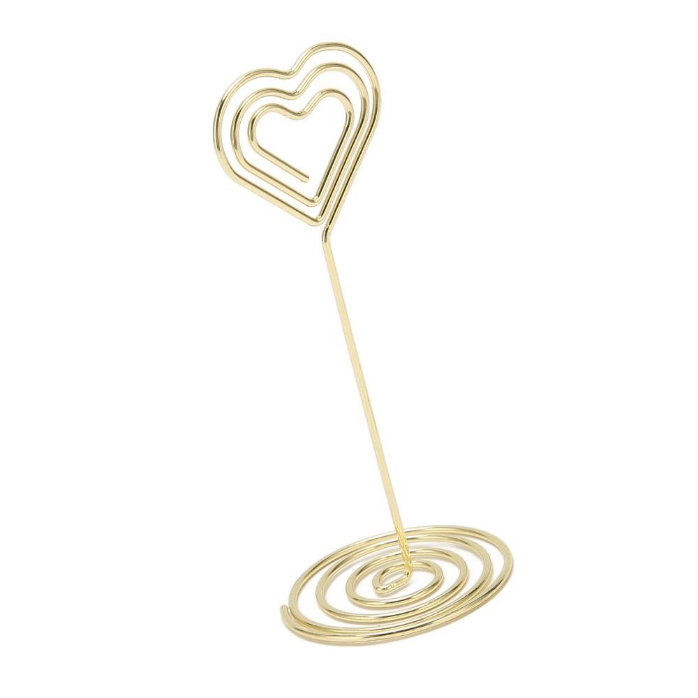 10Pcs Gold /Rose Gold Table Number Stands Stable Base Name Card Holder  Wedding Party