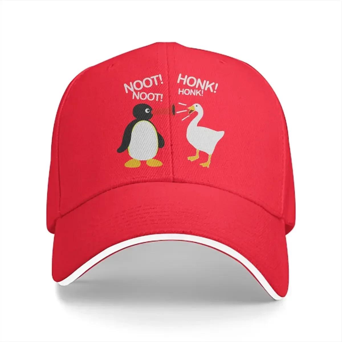 Summer Cap Sun Visor Noot Honk Hip Hop Caps  Pingu Pinga Penguin TV Peaked Hats Adjustable