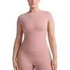 Skims Top Fitness Feminino Leve Acolchoado Fosco Manga Curta Absorvente de Suor Macio SSSSL9487W-HIM