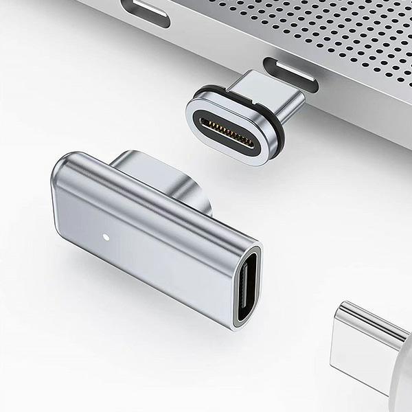 Adaptador magnético USB-C Beline 100W     plateado/silver DAC BLNAM01