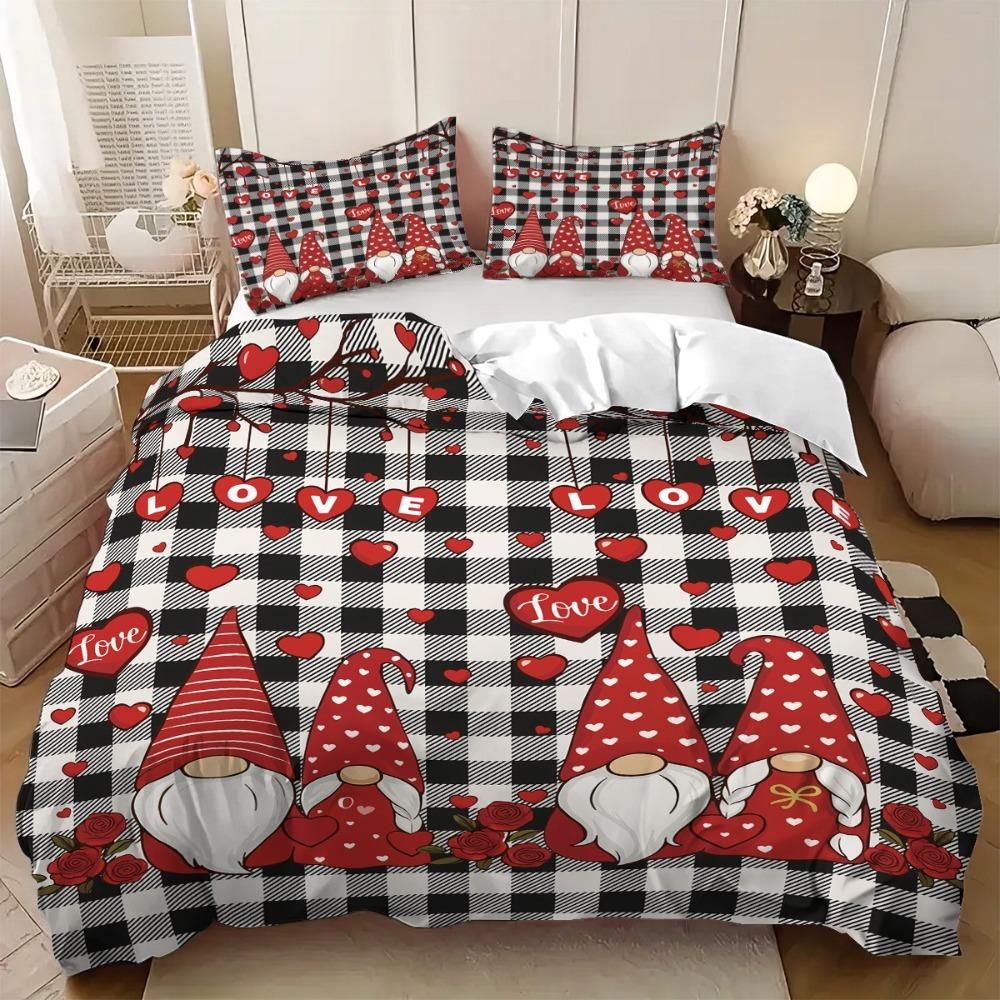 

Dwarf Duvet Cover pillowcase Bedding Bedroom Decoration Children Gift adult Single Double bed Large SizeZip Duvet Cover 200x200cm