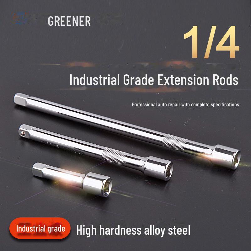 Green Forest Ratchet Torque Wrench 1/4 Square Head Socket Extension Rod