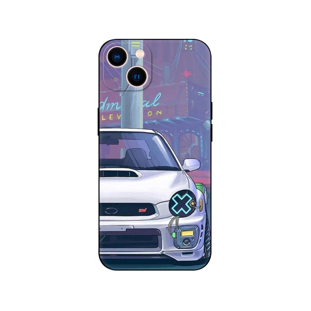 Czarne etui tpu do iphone 5 5s se 2020 6 6s 7 8 plus x 10 XR XS 11 12 13 mini pro MAX tylna obudowa modna sportowa samochodowa