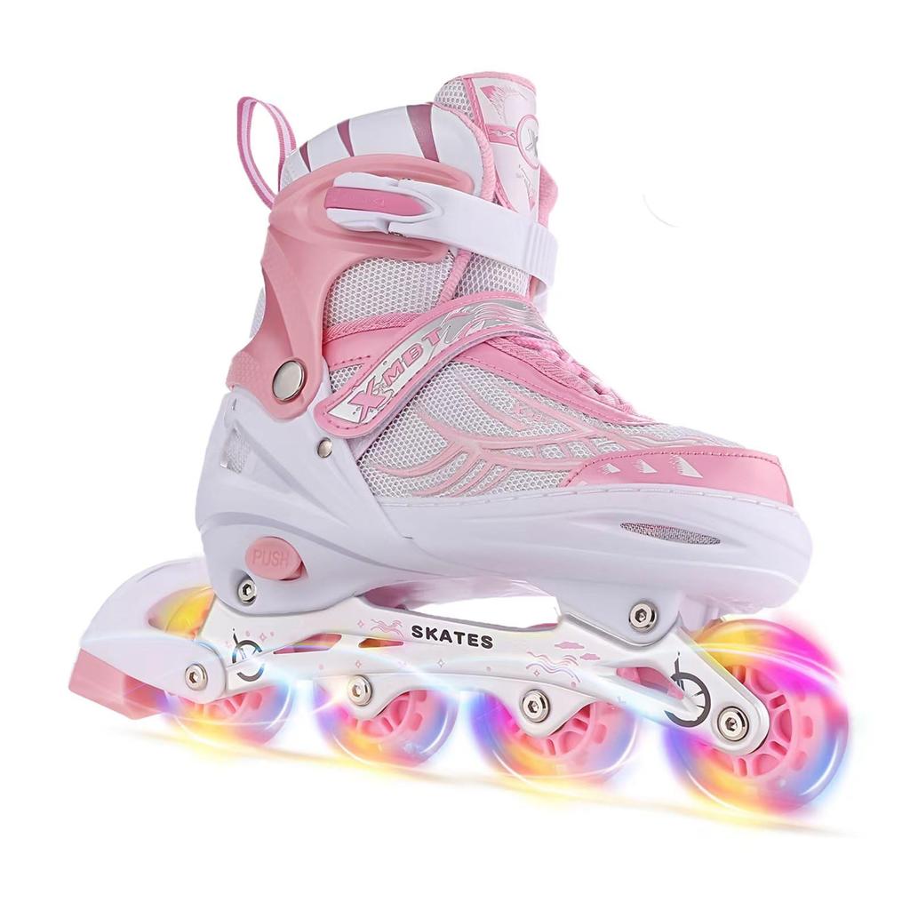 Folikzz Inline Roller Adjustable Gift S Skates, Children's Skates, Girls, Boys, Size, Luminous, Adults, Kids, Juniors, Quiet, Ventilation, Beginners,