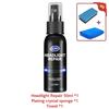 Spray Headlight Scratch Agent Polishing Car Lampshade Headlight Cleaner Headlight Kit Liquid Cleaning10/200ml Polish Renewals