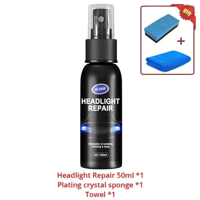 Spray Headlight Scratch Agent Polishing Car Lampshade Headlight Cleaner Headlight Kit Liquid Cleaning10/200ml Polish Renewals