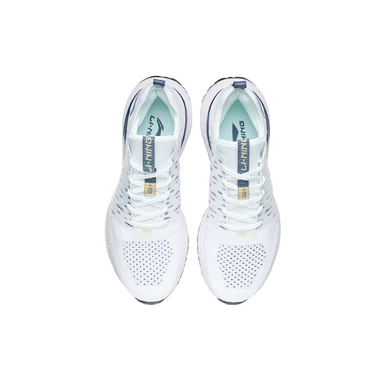 New LiNing Soft Cushioned Anti Slip Wear Resistant Breathable Lightweight Low Top Sports Casual Shoes White ARSR019-1