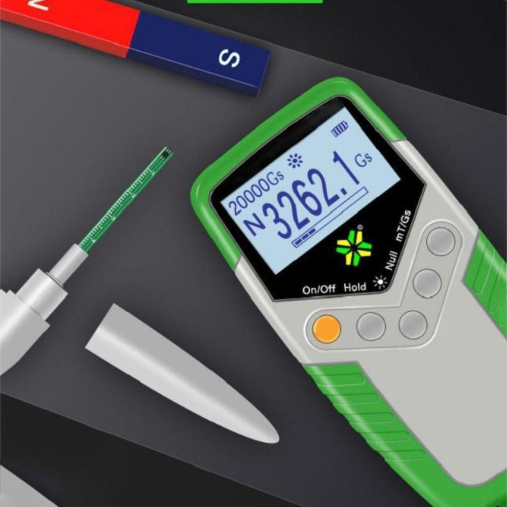 Magnetic Field Intensity Testing Digital Meter Portable Design Magnetic Flux Meter Quality Control