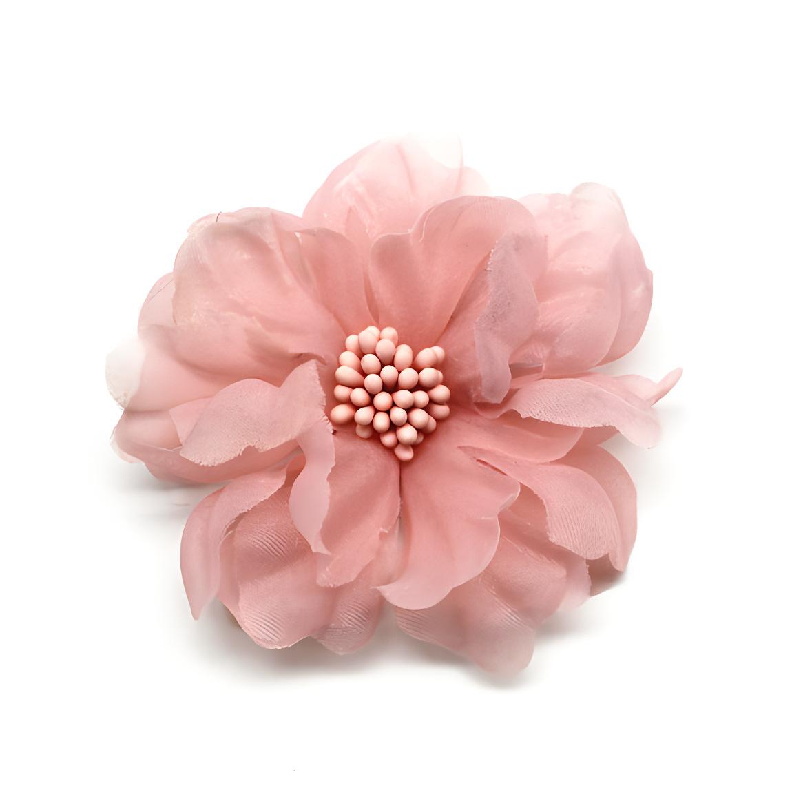 

Маленькая свежая брошь-цветок из ткани ручной работы, женственная брошь из шелковой пряжи, корсаж, ниша, высококачественный дизайн, булавка с ювелирными изделиями