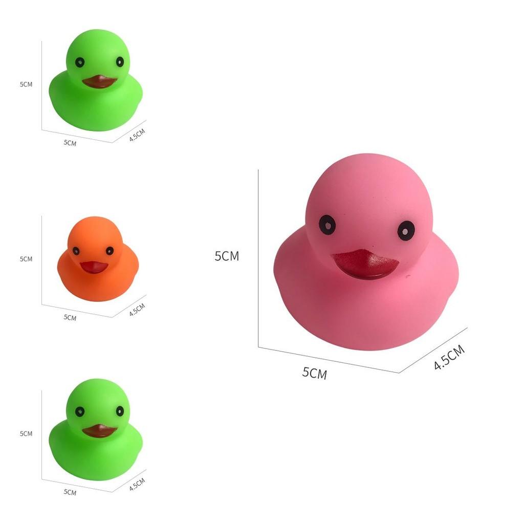 Colorful Small Yellow Duck Squeeze Toy For Swimming Play In Duckling Theme Pool