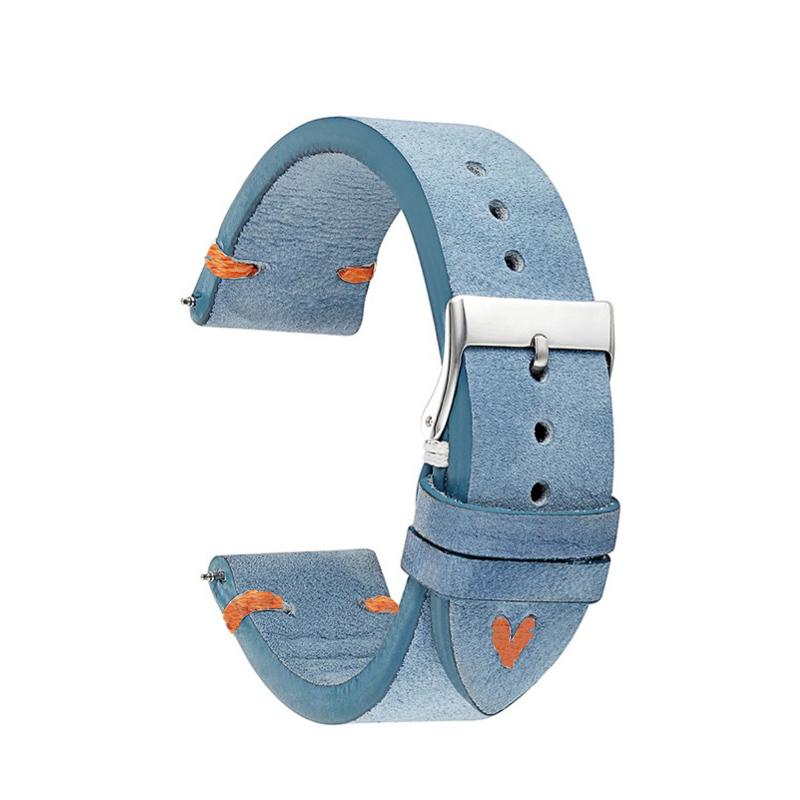 

Ремінець для годинника Натуральна замшева шкіра Вінтажні ремінці для годинників Високоякісний оксамитовий ремінець ручної роботи 18 мм 20 мм 22 мм 24 мм Змінний ремінець 18mm