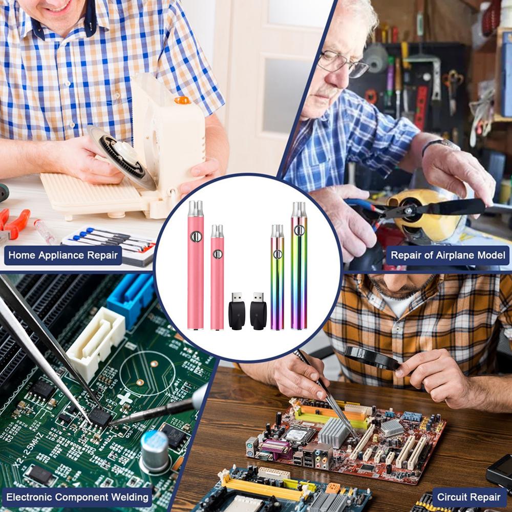 350/900mAh 510 Soldering Iron Battery Pre-Heat Battery 3-Speed Button Regulator Battery Rod Soldering Iron Battery