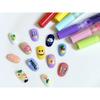 Nail Drawing Art Pen 24 -color Pastel Pastel Cala Decopen Macapen Macapen Self Gelne Art Material, Mixture, 1 Set