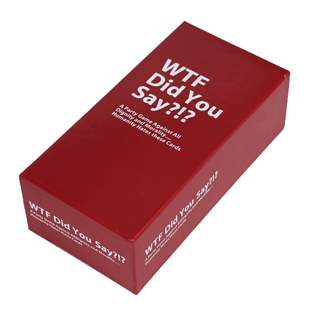 European & American Bestseller: WTDidYouSay Creative Battle Card Game