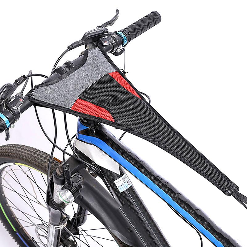 New Bike Trainer Frame Bicycle Sweat Cover Guard Net Catcher Absorbs Sweat Strap Protection Turbo Trainer Belt