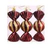 Electroplated Plastic Christmas Tree Candy Ornaments