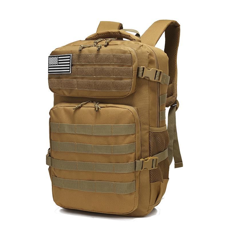 Camouflage 35L Tactical Outdoor Backpack for Mountaineering, Cycling, Hiking, and Camping.