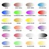 SAGUDIO Airbrush Acrylic Paint Set 24 * 30ml (1oz) Basic Colors with Color Wheel - Airbrush color set, ready for airbrush painting.