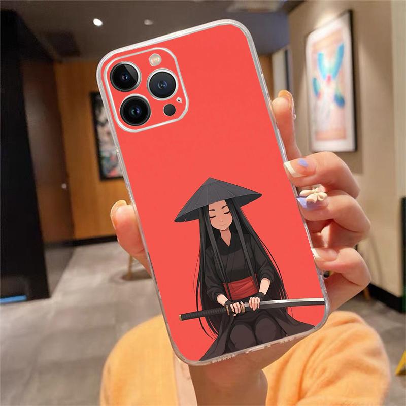 Phone Case For Iphone 17 Pro Max Air 16 15 14 13 Pro Max 15 16 Pro 15Plus Japan The Samurai Ninja