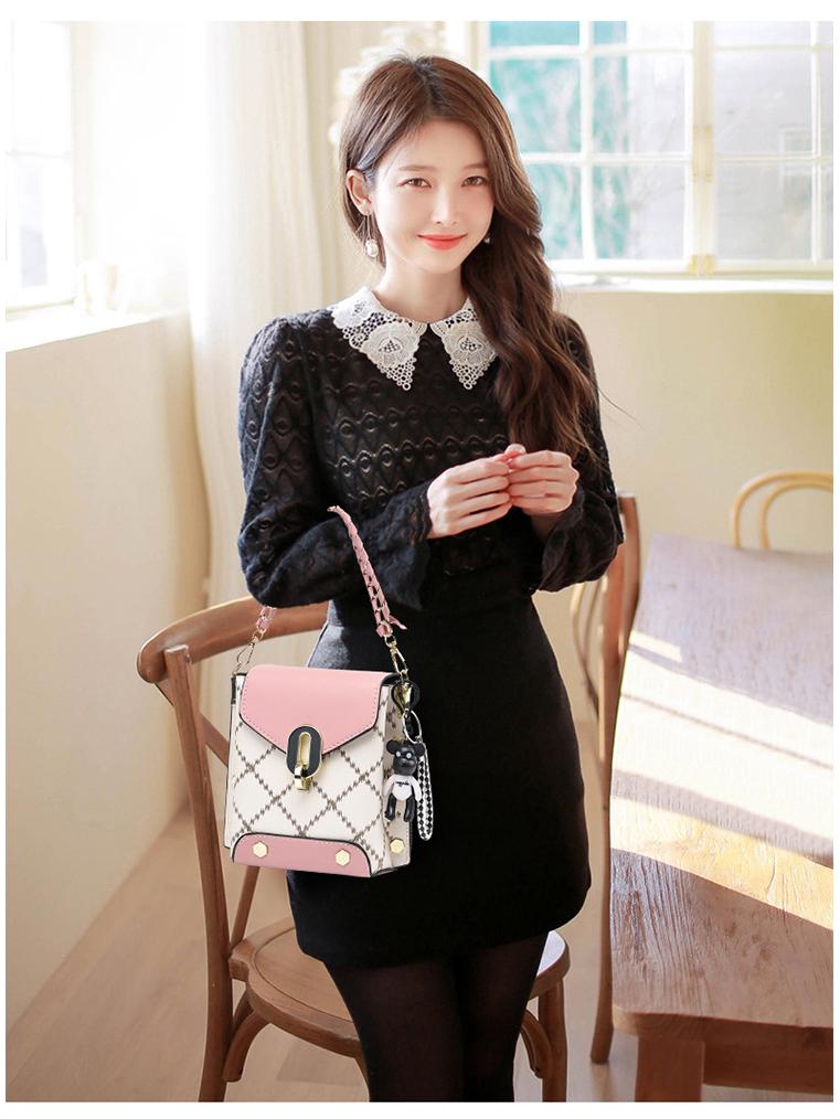New Korean Style Summer Fashion Mini Crossbody Bag - Women's Versatile Small Square Phone Bag