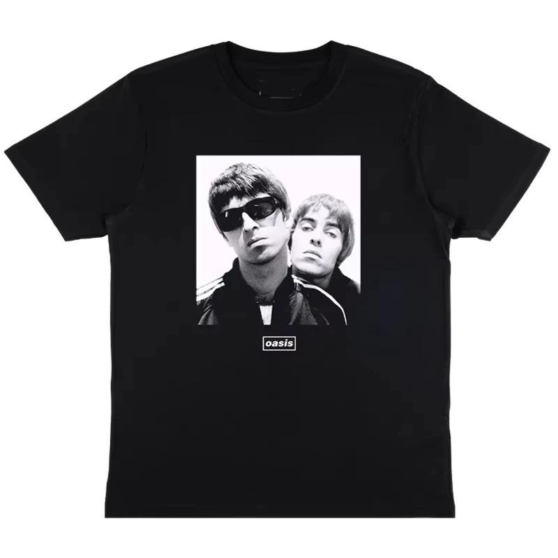 2025 Oasis Hot Sale Men Women Short Sleeve T Shirt Fashion Print Brand Tshirt Summer Classic Short Sleeves Plus Size Loose SOFT