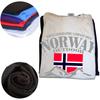 Summer Norway Flag Mountain T Shirt Crazy Hip Hop Men's Shirt Cotton Crewneck Plus Size Short Sleeve Funny T-shirts Male