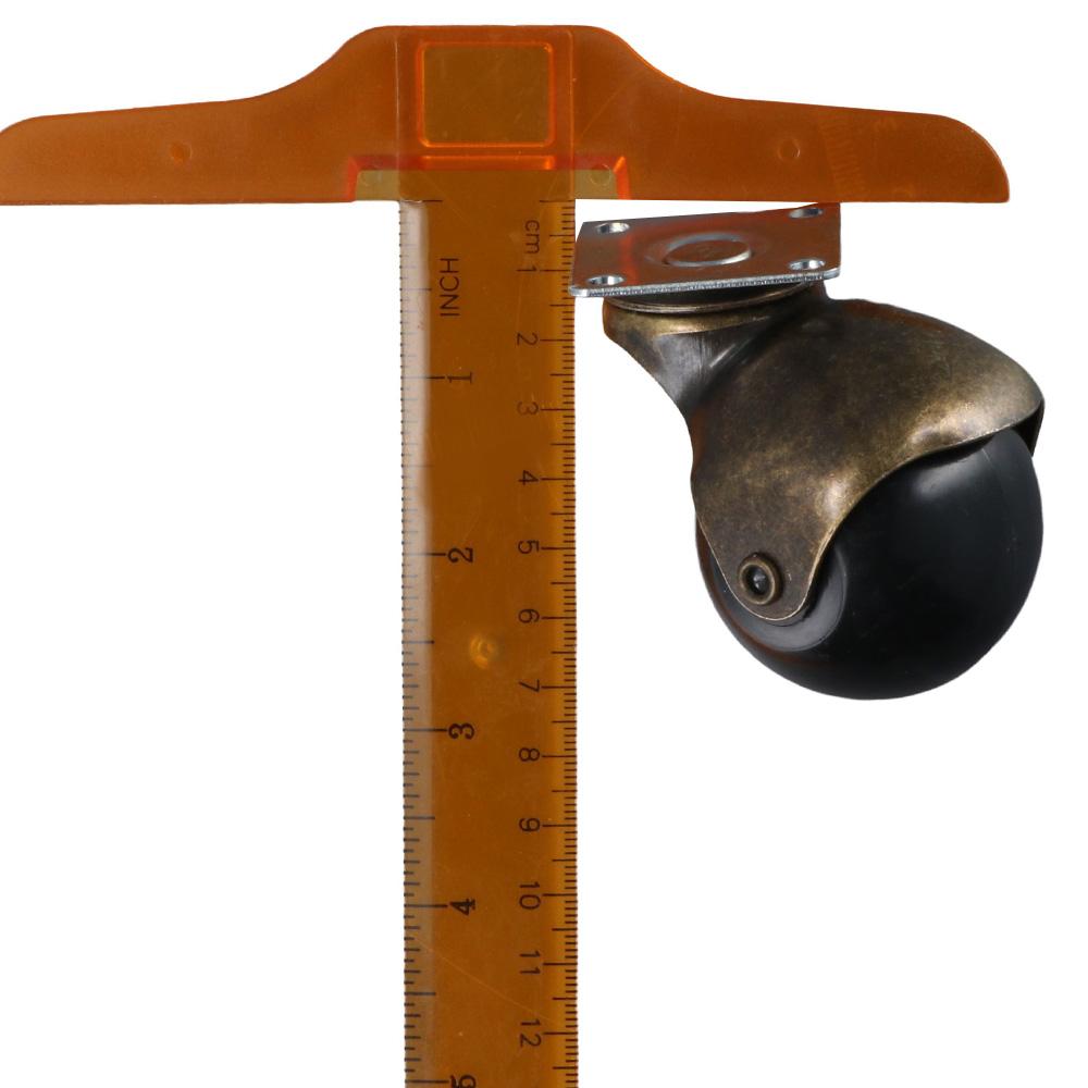 Degree Heavy Duty 1.5/2" Ball Caster Wheels Furniture Wheels Brass Castor Swivel Plate Ball Casters