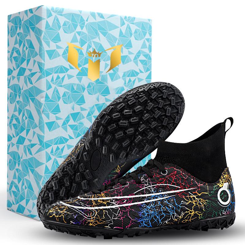 High-top Football Shoes Men's Youth Broken Nails Long Nails Ag Student Sports Competition Training Shoes