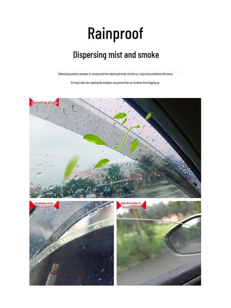 Suitable Electroplated Rain Guards & Window Visor Strips for 2021 Toyota Sienna