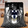 1 Stück Fußballverein Wappen Flanelldecke Geschenk, Geeignet für Männer und Frauen, Weich, Ideal für Betten und Sofa, Geburtstags- oder Weihnachtsgeschenk