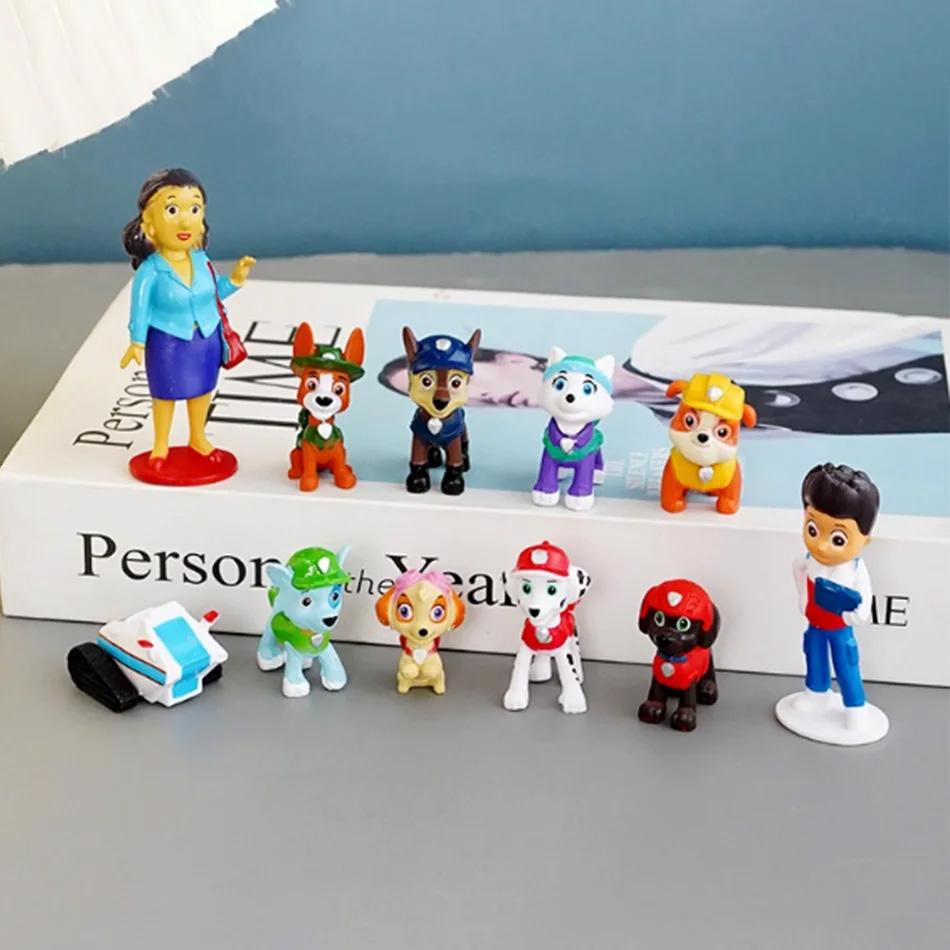 Anime Paw Patrol Dog Calendar Box Advent Figures Halloween Countdown Collectible Toys Christmas Gift for Kids