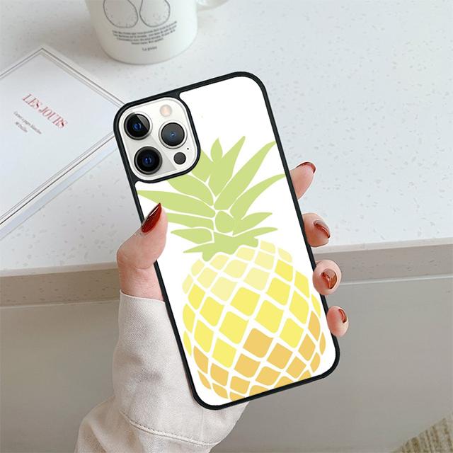 Pineapple Summer Phone Case For iPhone 17 Air 13 12 14 15 16 Cover For Apple 14 15 16 Pro Max 6S Plus Coque