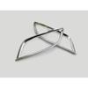 For Jeep Compass 2017 2018    2022 Car Body ABS Chrome Cover Trim Back Tail Rear Fog Light Lamp Frame Stick