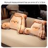 Removable Washable Cushions Bedhead Backrest Mat Cartoon Butter Biscuit Pillows Soft and Comfortable Sofa Cushion Lazy Person Waist and Neck Pillow