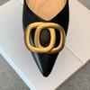 Pointed female summer shallow mouth flat-soled ladyshoes night breeze gentle shoes fairy shoes