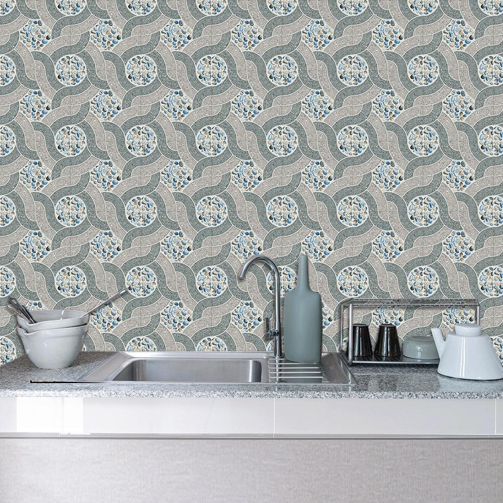 10Pcs Cobblestone Texture Imitation Wall Stickers Imitation Brick Bedroom Decoration Waterproof Self Adhesive Tile Wallpaper